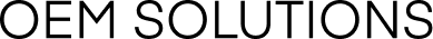 OEM SOLUTIONS hero logo